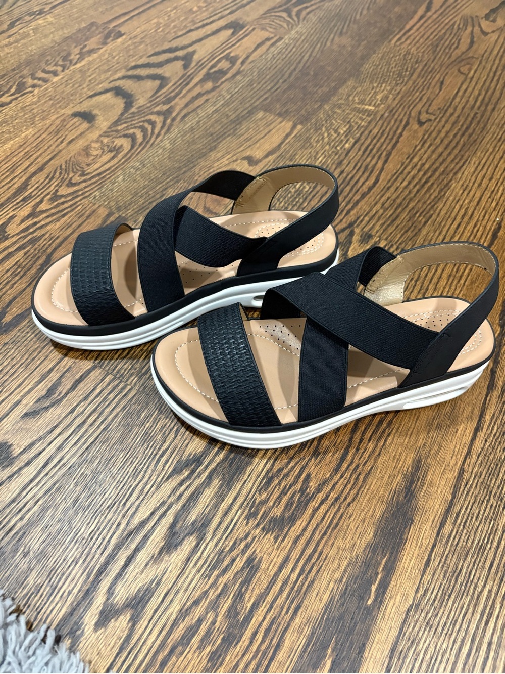 Women’s Black Strappy Sandals